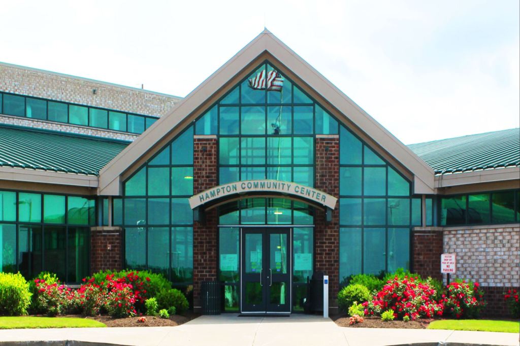 Hampton Community Library entrance
